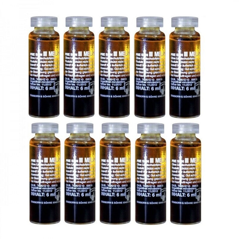 10x Art of Sun - 2 Phase Melanin Oil Golden Brown 6ml each = 60ml