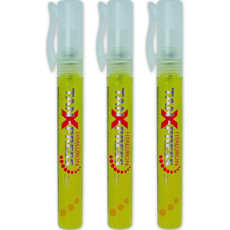 3x Art of Sun TAN X-Press Hyaluron Serum for face & décolleté 10ml each = 30ml