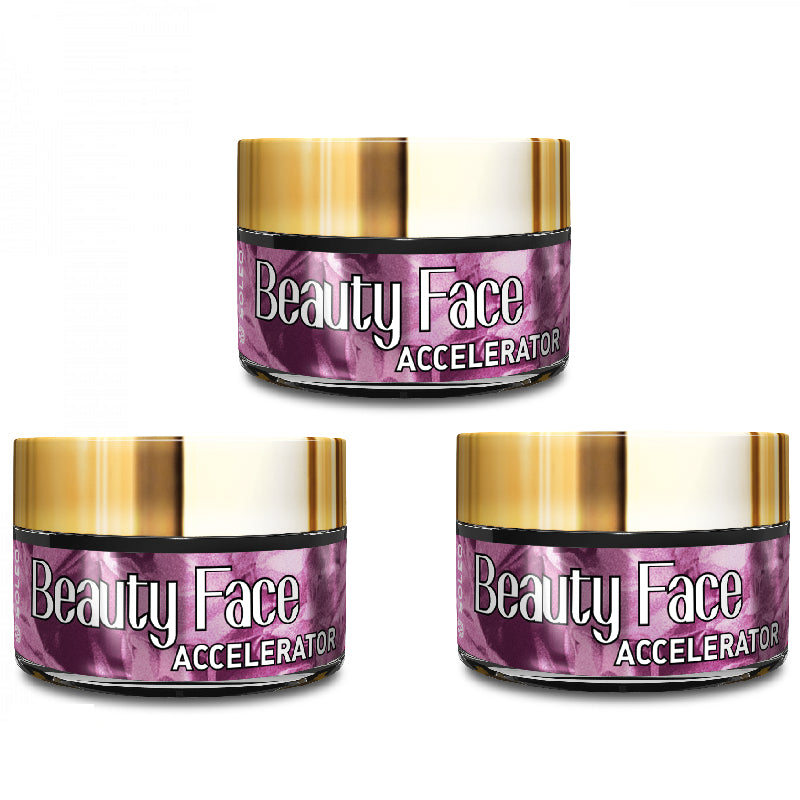 3x Soleo BEAUTY FACE Accelerator 15 ml each