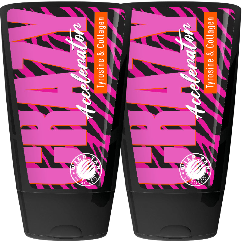 2x Wild Tan Crazy Accelerator 125 ml each