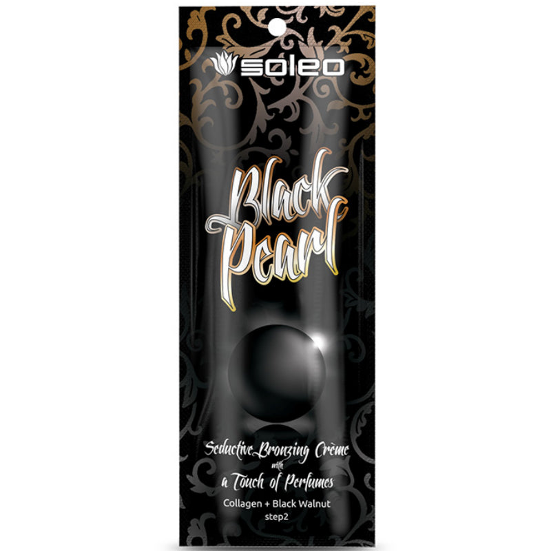 5x Soleo BLACK PEARL Seductive Bronzing Crème with a Touch of Perfumes a 15ml