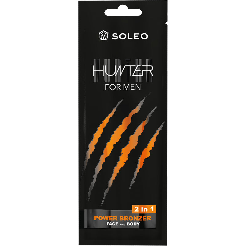 5x Soleo HUNTER Bronzer for Men 15 ml each