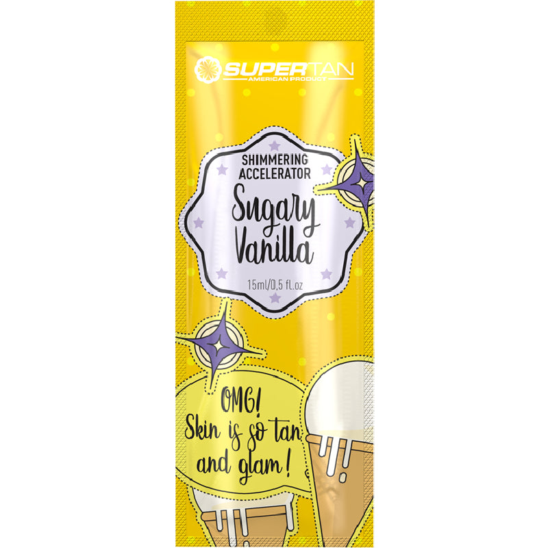 5x SuperTan SUGARY VANILLA Shimmering Accelerator 15 ml each