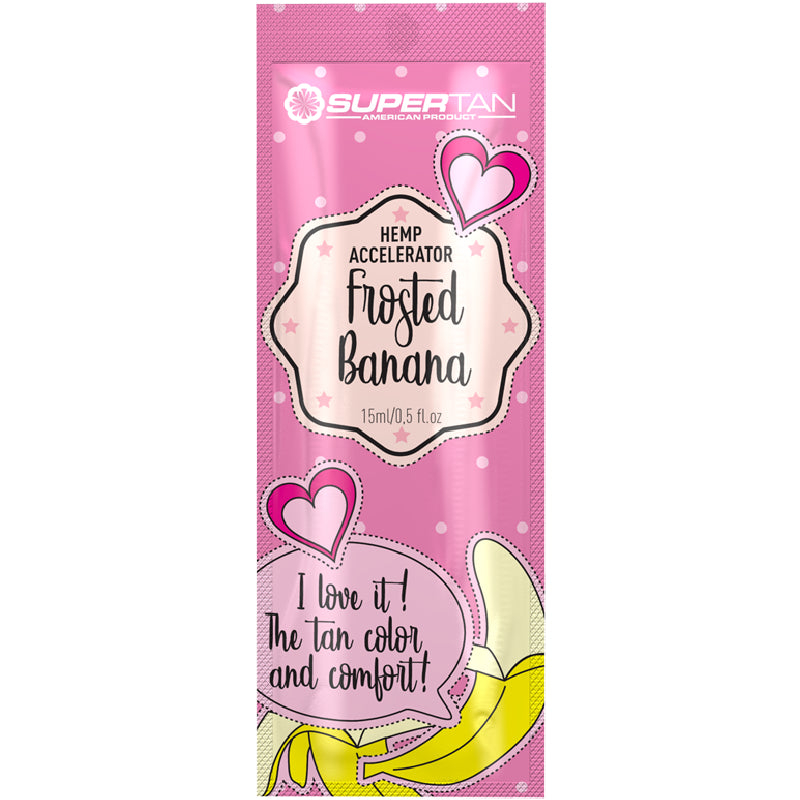 5x SuperTan FROSTED BANANA Hemp Accelerator 15 ml each