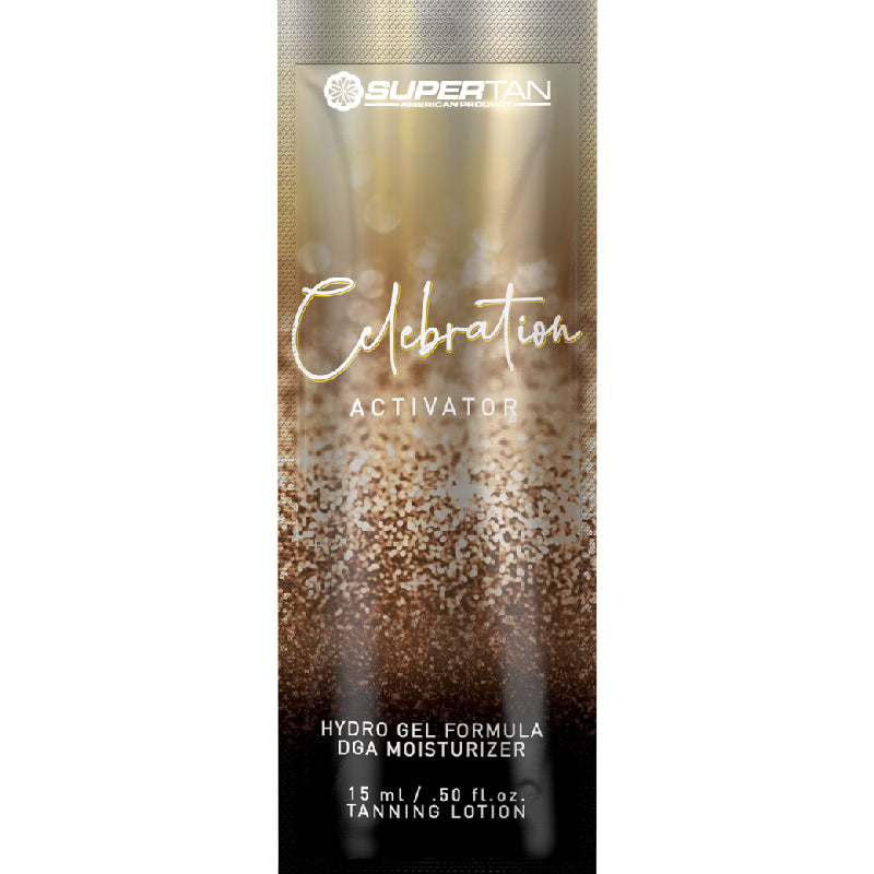 5x SuperTan CELEBRATION moisturizing tanning activator 15 ml each