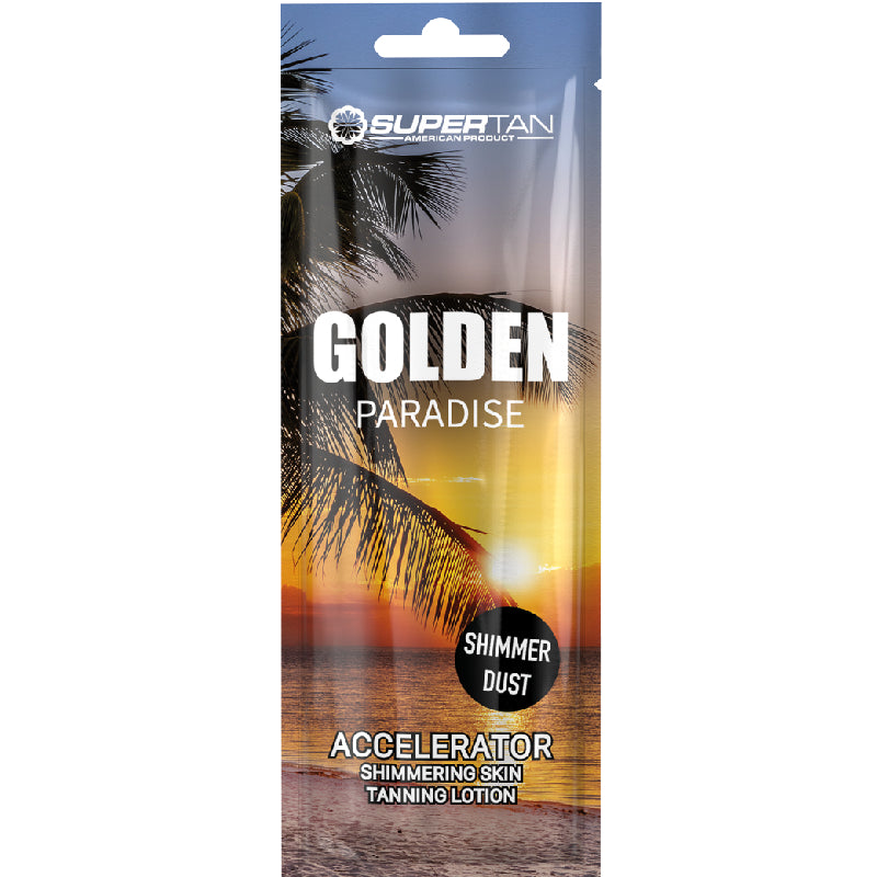 5x SuperTan GOLDEN PARADISE shimmering accelerator 15 ml each