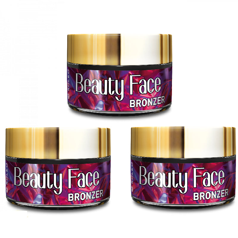 3x Soleo BEAUTY FACE BRONZER a 15 ml