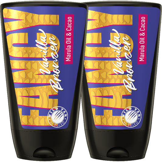 2x Wild Tan Fancy Vanilla Bronzer 125 ml each
