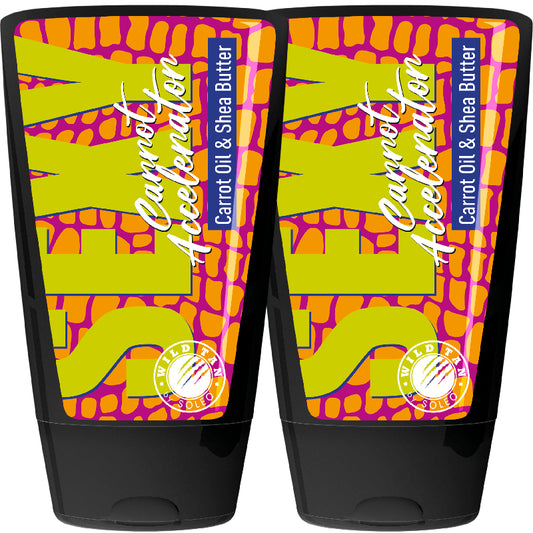 2x Wild Tan Sexy Carrot Accelerator 125 ml each 