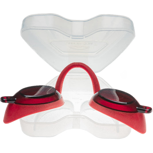 Flexi- UV protective glasses- Solarium protective glasses- UV Goggles Flexi-Vision in red 