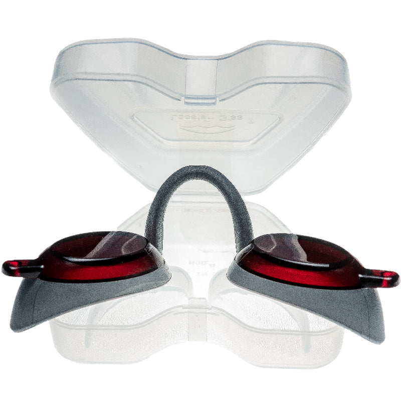 Flexi- UV protective glasses- Solarium protective glasses- UV Goggles Flexi-Vision in silver 