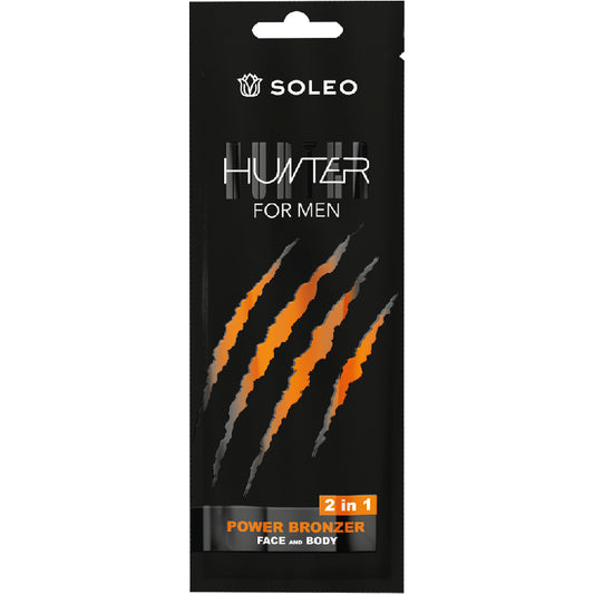 5x Soleo HUNTER Bronzer for Men 15 ml each 
